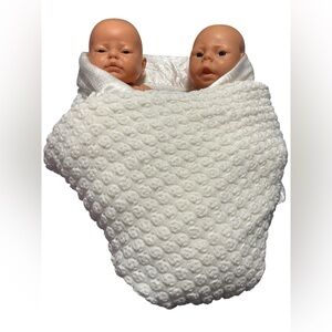 Vintage Anatomically Correct Twin Baby Dolls Girl & Boy Set Educational Playtime